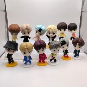 McDonald's Tinytan x BTS 2025 K-Pop Plastic Happy Meal Toys Mixed Lot of 12